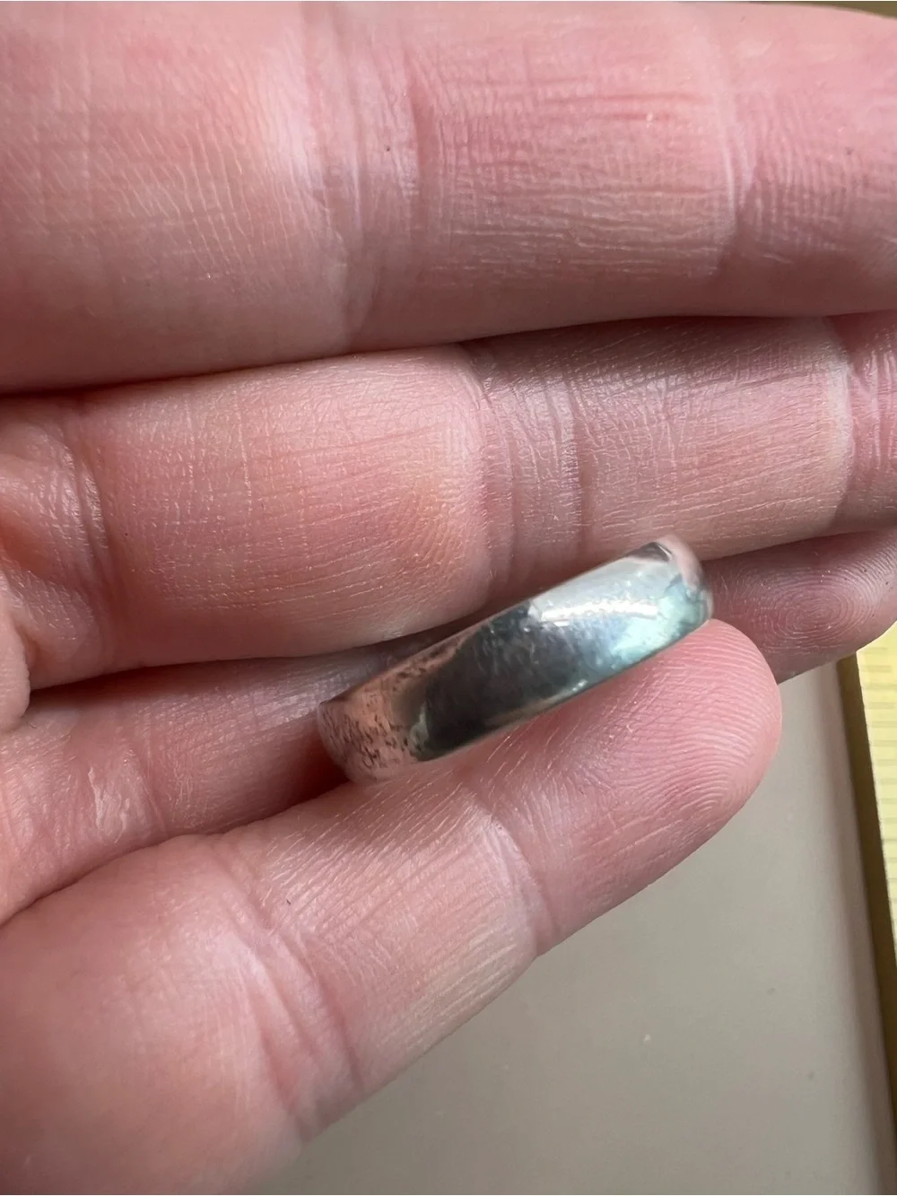 Classic Sterling Silver Men’s Dome Band Ring